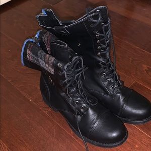 Madden Girl combat boots